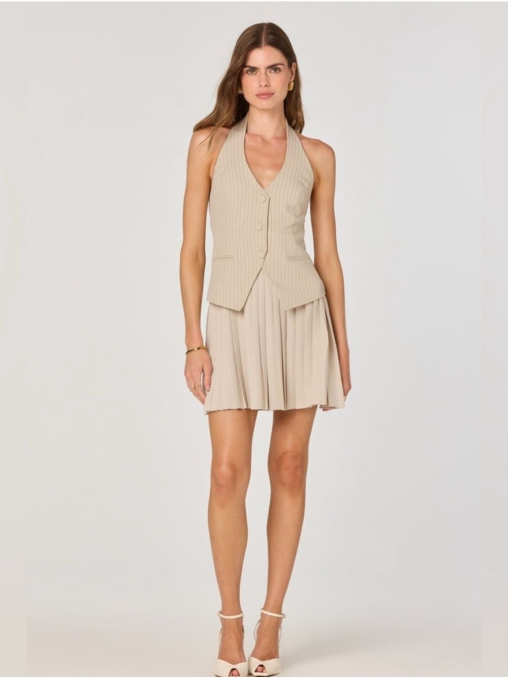 NWT ASTR The Label vest halter Mini Dress size XS